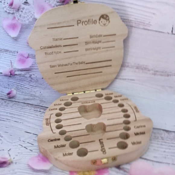 Tooth holder for tooth fairy, Kids Tooth Box - Picture 3 of 6